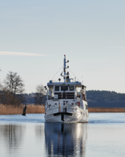 Boat on calm water